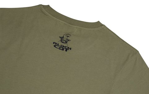 Black Cat Triko T-Shirt khaki