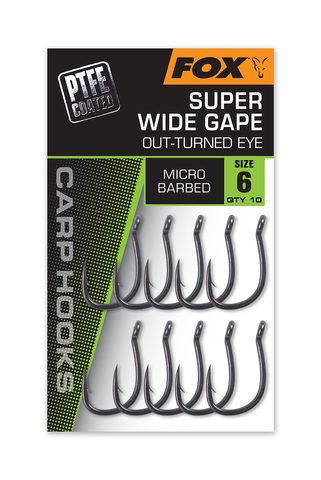 Fox Háčky Carp Hook Super Wide Gape (outturned Eye) 10ks