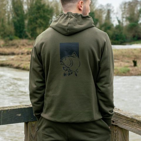 Nash Mikina Make It Happen Hoody Fish Logo Green