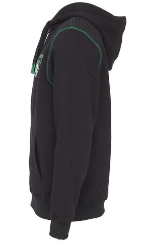 Madcat Mikina Badge Logo Zip Hoodie Black Caviar