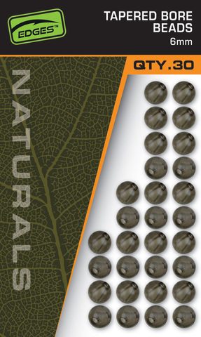 Fox Nárazové Kuličky Edges Naturals Tapered Bore Beads 30ks