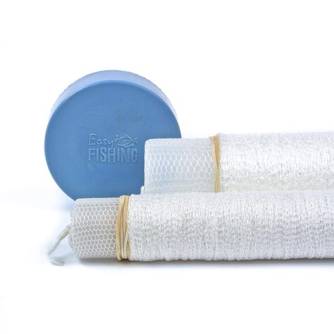 EasyFISHING PVA punčocha komplet Elastic Fine 25+40mm 7+7m