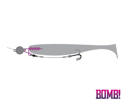 Delphin Systém Bomb! Twisto D-lock 5ks