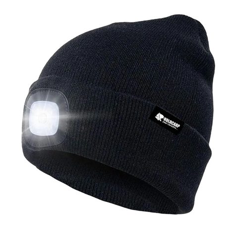 Holdcarp Zimná čiapka LED Light Beanie čierna