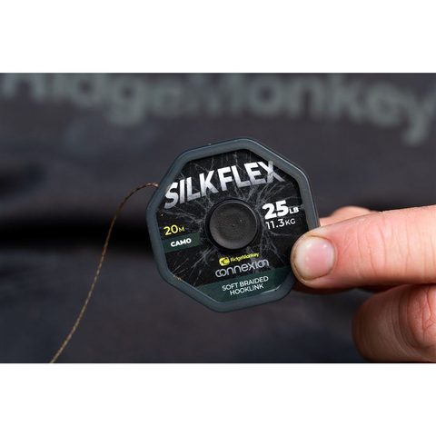 RidgeMonkey Šňůrka Connexion SilkFlex Soft Braid 20m