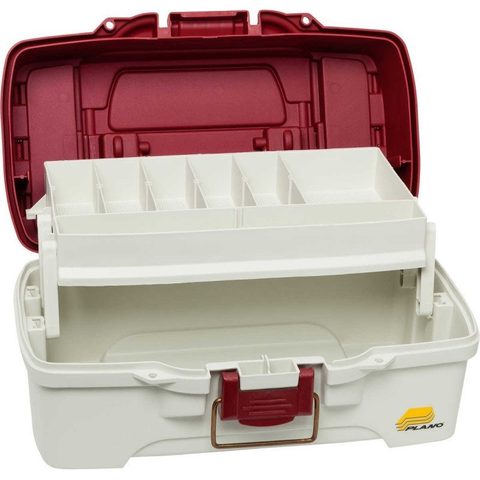Plano Kufr Tray Tackle Box Red Metallic
