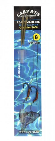 Carp ´R´ Us Návazec Ready Combi Rig Stiff Link 50 lbs - Smooth 25 lbs