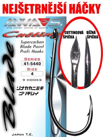 Awa-S Háčky Cutting Blade 5440 Black Nickel