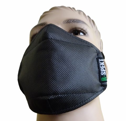 R-Spekt Obličejová filtrační ochranná rouška black