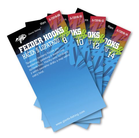 Giants Fishing Háčky s lopatkou Feeder 10ks