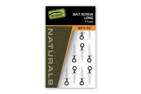 Fox Vrtáček s obratlíkem a kroužkem Edges Bait Screw Long 10ks