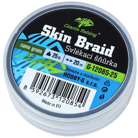 Giants fishing Sťahovacia šnúra Carp Line Skin Braid Camo green 20m