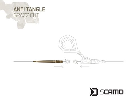 Delphin Gumička proti zamotaniu sCAMO Grazz Cut 10ks