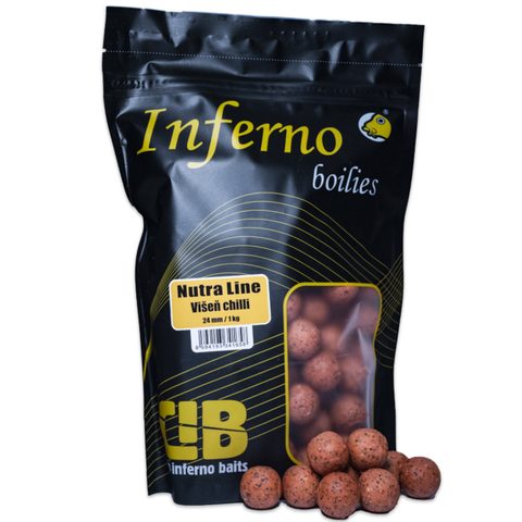 Carp Inferno Boilies Nutra Line Višňa Chilli