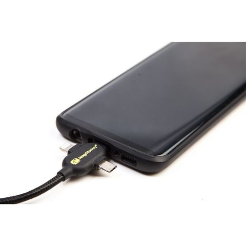 RidgeMonkey Napájecí kabel Vault USB-A to Multi Out Cable 1m