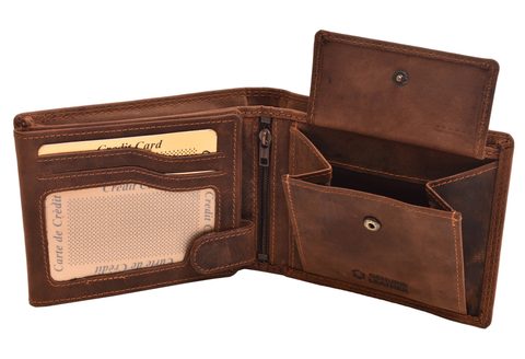 Mercucio Pánska peňaženka Sumec svetlohnedá