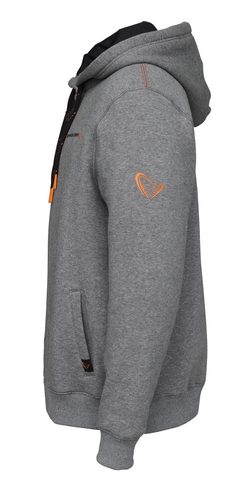 Savage Gear Classic Zip Hoodie Grey Melange