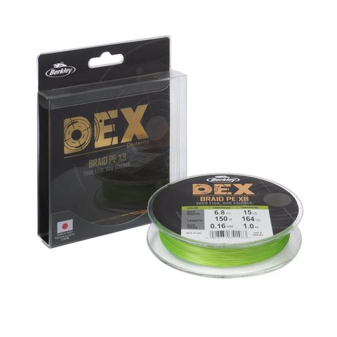 Berkley Šnúra DEX Braid x8 Chartreuse 150m
