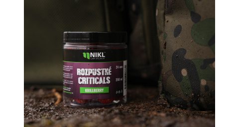 Nikl Rozpustné Criticals boilie Krill Berry 250ml