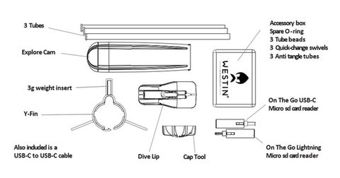 Westin Podvodná kamera Explorecam