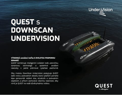 Deeper Zavážacia loďka QUEST DOWNSCAN