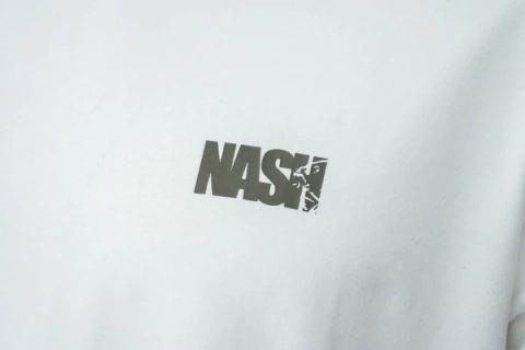 Nash Triko Make It Happen Carp Logo T Shirt Ecru