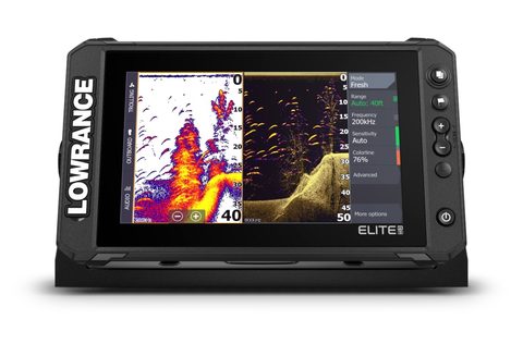 Lowrance Echolot Elite FS 9 so sondou Activeimaging 3v1 + batéria + nabíjačka ZADARMO