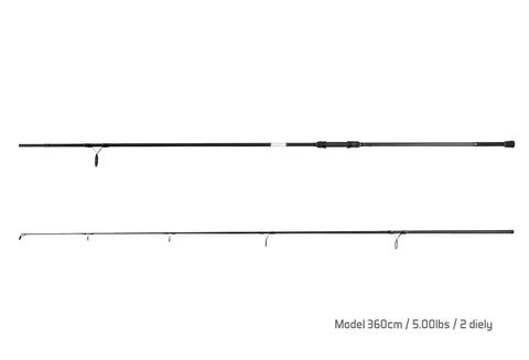 Delphin Prut Bomber 3.6m 5.00lbs 2 díl