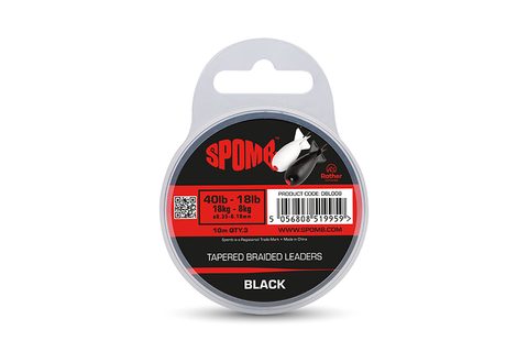 Spomb Šoková šňůra Tapered Braided Leaders 40-18lb