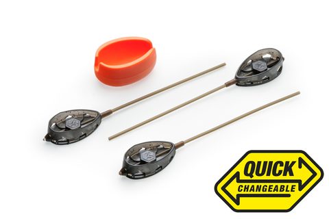 Mivardi Krmítka Method Feeder set QMR Flat L long (30g + 40g + 50g + forma)