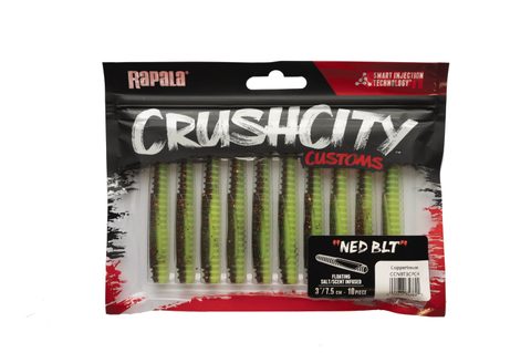 Rapala Gumová nástraha CrushCity Ned'S BLT 3" 7,5cm 3,5g 10ks