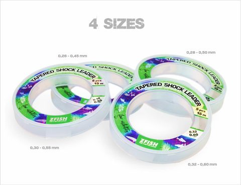 Zfish Ujímaný šokový vlasec 5x15m