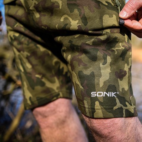 Sonik Kraťasy Camo Fleece Shorts