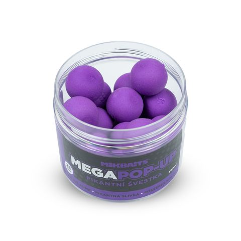 Mikbaits Plávajúce boilies Mega fluo pop-up 300ml