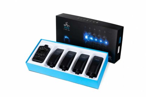 Nash Sada signalizátorov R4 Alarm 4+1 + 4x Siren Night Glo Bobbin Small