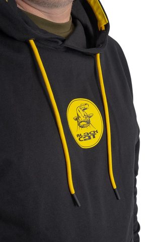 Black Cat Mikina Black Hoody