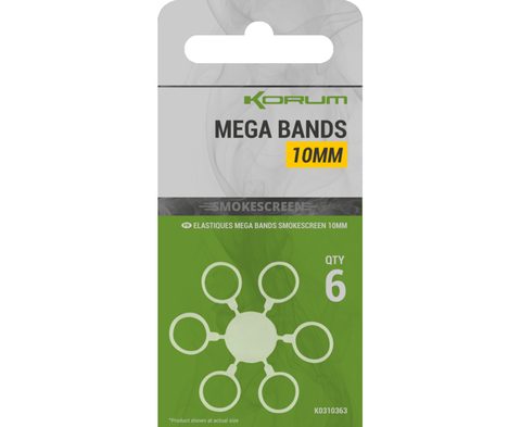 Korum Elastické kroužky Smokescreen Mega Bands