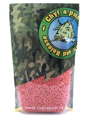 Chyť a pusť Pelety Mini signál PVA FLUO 3mm 900g