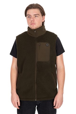 Fox Vesta Olive Sherpa Hybrid Gilet
