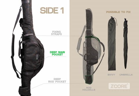 Zfish Puzdro na 2 Prúty Z-CORE Elite Carp Holdall 2 Rods 12ft 195cm