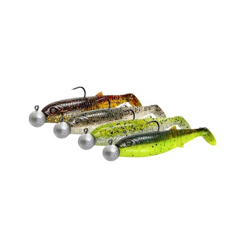 Savage Gear Gumová Nástraha Cannibal Shad Clearwater Mix Set 4 ks