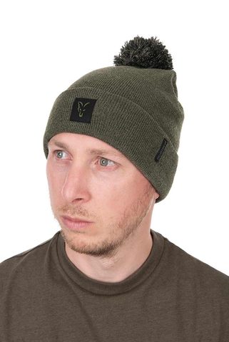 Fox Zimní čepice Collection Bobble Hat Green/Black