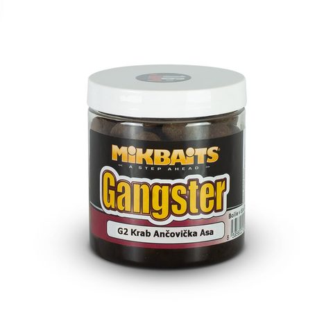 Mikbaits Boilie Gangster v dipu GSP Black Squid 250ml