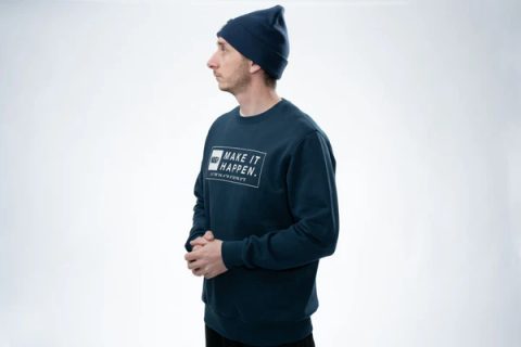 Nash Mikina Make It Happen Coordinates Jumper Námornícka Modrá