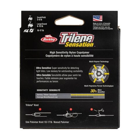 Berkley Vlasec Trilene Sensation Clear 300m