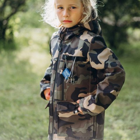 Šijeme srdcem Bunda Softshell V kapse celý revír