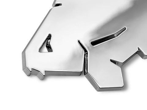 Delphin 3D nálepka Carp chrom