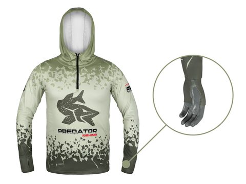 Delphin Tričko s kapucňou UV Armor 50+ Predator