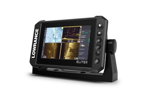 Lowrance Echolot Elite FS 7 se sondou Activeimaging 3v1 + baterie + nabíječka ZDARMA