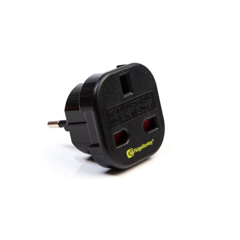 RidgeMonkey Adaptér k nabíjačke Vault UK 3 Pin to EU 2 Pin Adaptor
